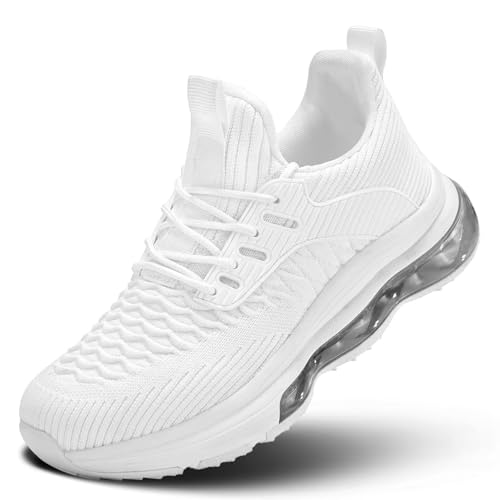 Image of Womens Slip On Walking Shoes Air Running Casual Fashion Tennis Sneakers Comfortable Non Slip Work Athletic Trainers