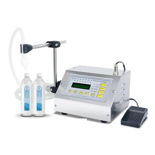 Máquina Llenadora, GFK-160A 5-3500ml Control Digital Jugo Líquido Agua Máquina de Llenado de Líquidos...