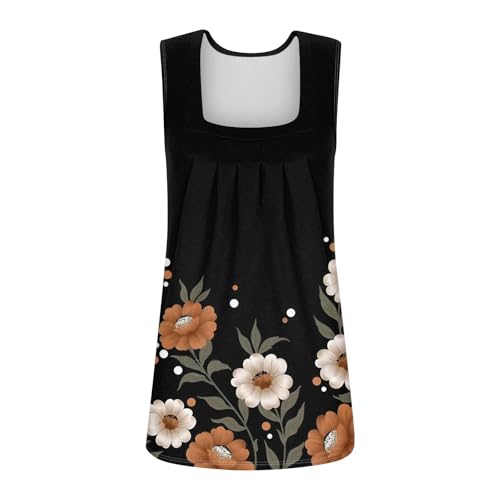 Spring Summer Plus Size Dressy Tank Tops for Women 2025 Womens Workout Floral Boho Beach Sleeveless Shirts Blouses