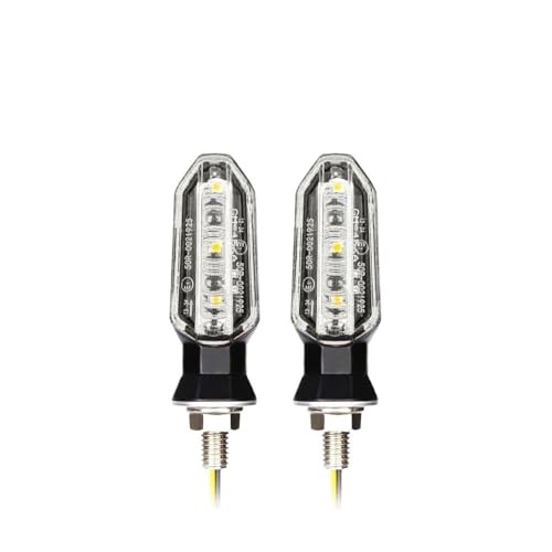 Clignotant moto ambre 12V avec fixation 8mm pour résoudre les problèmes de signalisation faible