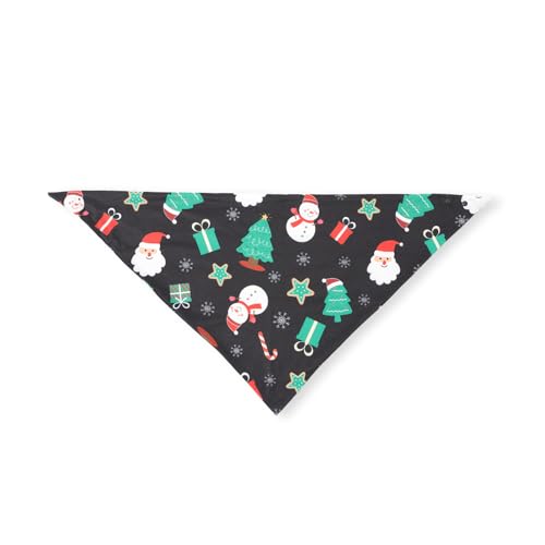 IFFEI Pijama de Natal para a família combinando com camiseta e calça de manga curta, Verde-preto, La