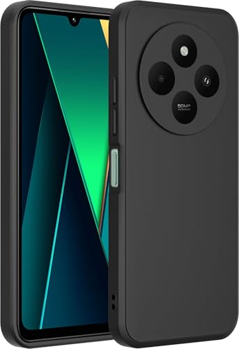 Image of A rtistque Back Cover Case for Samsung Galaxy S24 Fe 5G with Camera Protection | Shockproof TPU|Stylish Protective Design|Slim Fit|Ultra Matte| Back Cover - Black