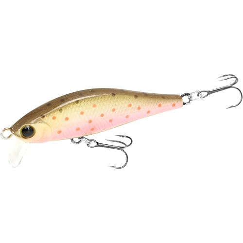 LUCKY CRAFT Pointer 50S, Sinking, 803 Brown Trout, Trout Fishing Lure, Jerkbait, Silent, Freshwater Fishing Gear, River Fishing Accessories, Lake Fishing Tackle, Rainbow, Brown, Brook, Tiger, Jaguar