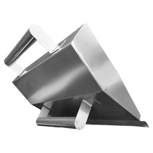 Toddmomy Llana de Acabado de Cemento de Acero Inoxidable para Bordes de Hormigón Paleta de Albañil Ergonómica Herramienta Manual para Enlucir Paneles de Yeso y Paredes Interiores 1