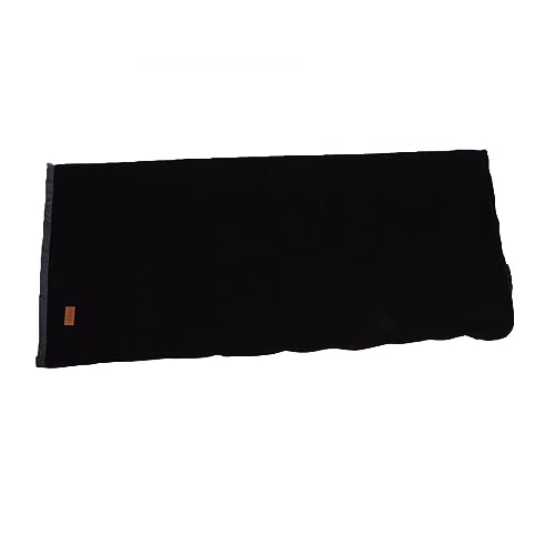 Gsycle Fleece Sleeping Bag Liner, Warm Sleeping Bag Camping Sleep Sack for Traveling Hotel Camping Picnic Hostels Backpacking(Black)