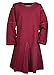 Battle-Merchant Mittelalter Tunika Kragelund S-XXL div. Farben - LARP Wikinger Kleidung Herren (M, Weinrot)