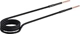 diámetro del alambre 4 mm BGS 2169-2-38  Bobina de inducción para calentador de inducción  38 mm  construcción recta  para BGS 2169