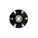 Outwater Industries Metal Threaded Single Star Type Leveler Inserts for 1-1/2 Inch Round Tubing, Heat Treated Steel and Zinc Plated Base, Fits Round 16-18 Gauge Tube, Thread: 5/16-18, 4 Pack