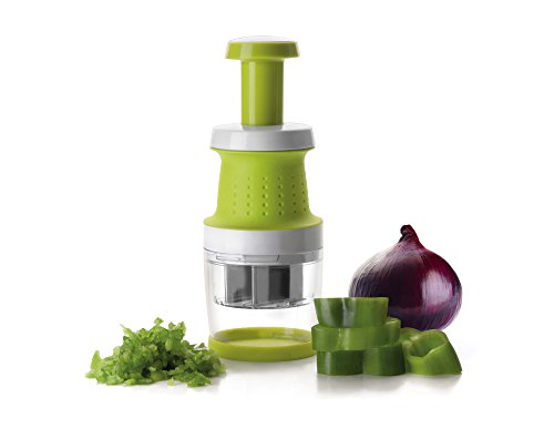Ibili 799500 – Picadora Confort Mini de plástico, 6 x 6 x 17 cm, Color Verde