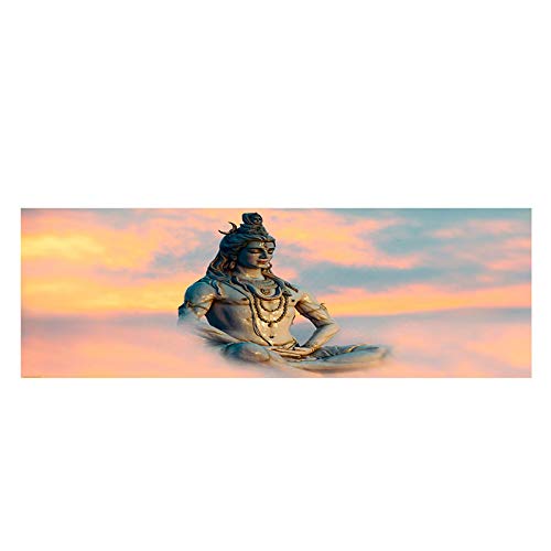 Tableau Bouddha abstrait 20x45cm pour une déco de chambre zen
