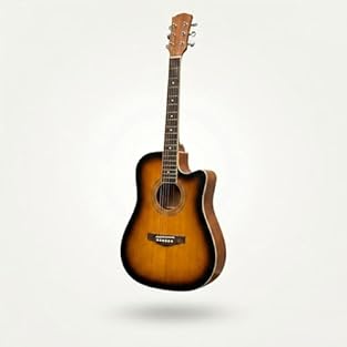 🎸 Perfect for beginners and experienced players alike, our 95cm acoustic guitar with 6 Strings is a high-quality instrument 🎸 The body is a high-quality basswood with a matt varnish finish, and a rosewood fingerboard and bridge to ensure a great tone...