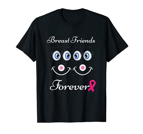 Brustkrebs-Bewusstseins-Brustfreunde T-Shirt