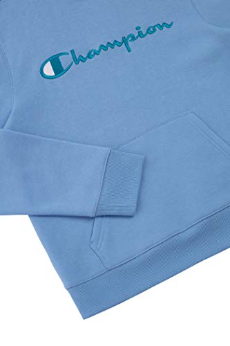Champion Kids Clothes Sweatshirts Youth Heritage Fleece Pull On Hoody Sweatshirt with Hood (Small, Swiss Blue)3