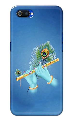 Image of PRINTFIDAA Printed Hard Back Cover Case for Realme C2 | Oppo A1K Back Cover (Flute in Krishna Hands) -112