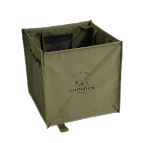 UNISTRENGH Climbing Rope Bags Sling Cord Deploy Rope Cube Storage Bag for Outdoor Tree Working Climbing Tools and Accessories (Green_1)