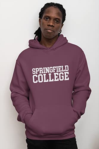 CreateMyTee Springfield College Block Letters Unisex Hooded Sweatshirt - Springfield Pride Apparel2