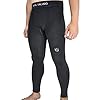 Vital Salveo- Germanium Men Seamless Compression Recovery Long Leggings Tights for Running, Workout, Sports