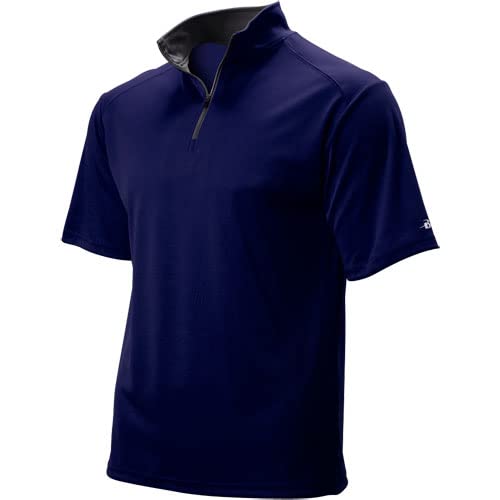 B-Core S/S 1/4 Zip Navy/Graphite 2X-Large miniatura 3