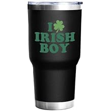 I Irish Boy Tumbler 30 oz Tumbler with Lid and Straw Insulated Tumblers Stainless Steel Tumblers Funny Gift