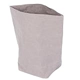 Sac de Rangement Non Toxique Sac en Papier Kraft réutilisable Lavable pour la Culture de Plantes en Pot pour Le dépôt de Jouets(15 * 15cm)
