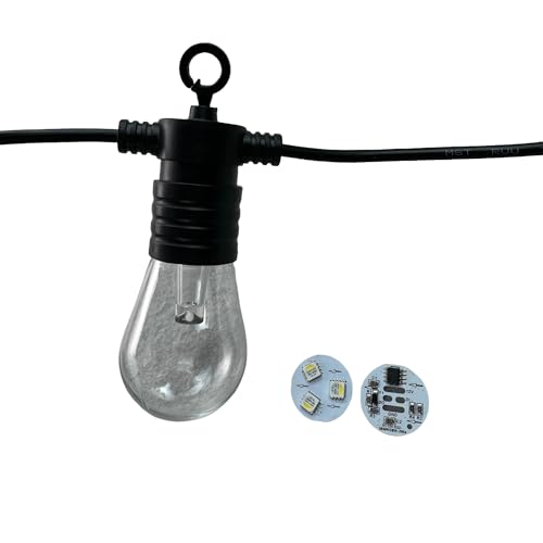 30 �s�N�Z��/�X�g�����O 50 �~�����[�g�� 3D �A�h���X�\�s�N�Z���d�������h�[�� DC12V/24V IP68 RGB RGBW �t���J���[ RGB/RGBW/RGBCCT 3 �R�A 18AWG ���C���[(XConnect pigtails,12V