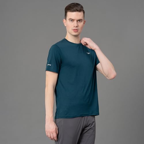 Image of Red Tape Activewear Round Neck T-Shirt for Men | Quick Dry | Anti Microbial | Stretchable