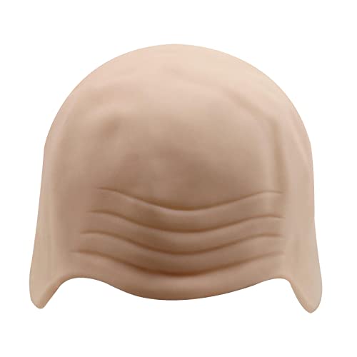 Thick Bald Yellow Skin Head Skull Fancy Dressing Wig Cap Cosplay Hat
