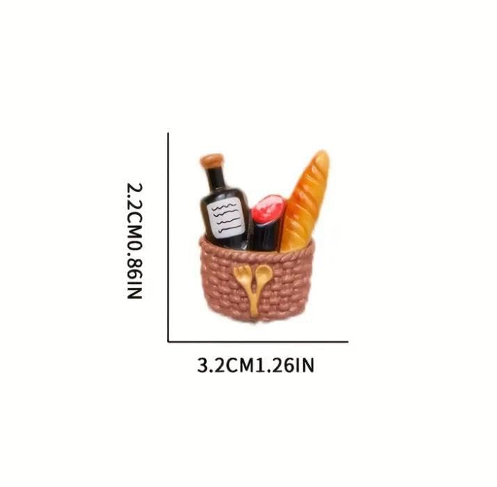 Set de 12 imanes decorativos para refrigerador miniatura 3