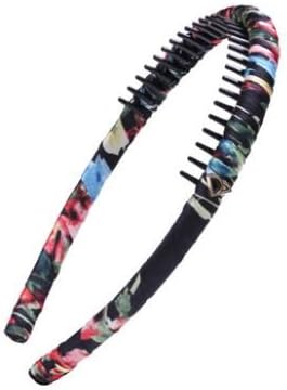 Korea Toothed Calico Arts Brimmed Headgear Headband