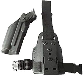 Kingwolfox Quick Release Tactical Drop Light Bearing M6 TLR-2 Right Leg Thigh Holster for Glock 17 18 19 22 23 26