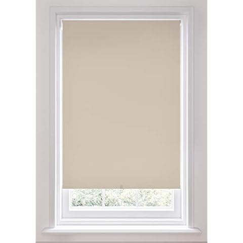 Swish Cordless Almond Milk Roller Blind Cover