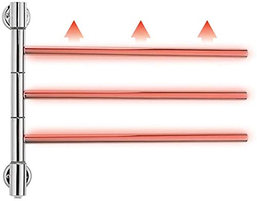Sèche-serviettes électrique orientable haut de gamme, radiateur mural au design épuré