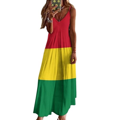 Robe longue grande taille fluide rouge pour sublimer vos formes - 6