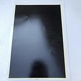 Bulevisiter Wasserschiebe-Aufkleberpapier für Metall, Gravur-Markierpapier für Fasergravierer, 39 x 27 cm, schwarze und farbige Transferfolie mit Schaber für Glas-DIY-Projekte (5 Stück)