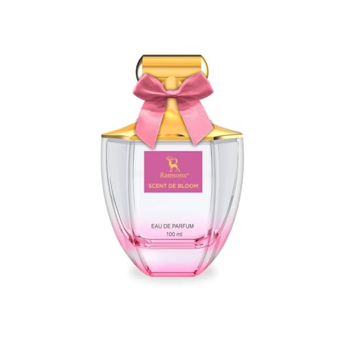 Ramsons - SCENT DE BLOOM Eau De Parfum | 100ML |Perfume For Women | TN - Bergamot, Lemon, Aquatic | MN - Jasmine, Lilly of the valley, Rose, Orange Blossom | BN - Cedar, Musk, Vanilla, Sandalwood