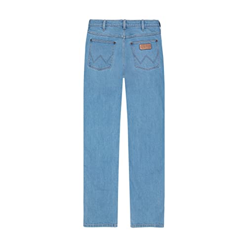 Jeans Greensboro Wrangler le pantalon droit extensible qui ne serre pas