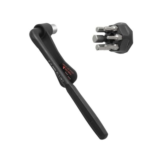 Tmboryuu Llave giratoria ergonómica Antideslizante Bicicletas portátiles Llaves de Vaso de precisión para Mantenimiento de Ciclismo Aire Libre Ajuste de de Nailon Herramienta de reparación de