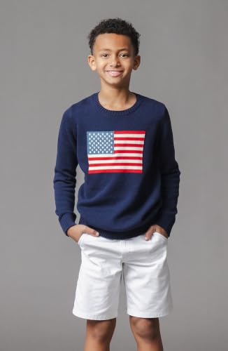 Image of Hope & Henry Girls' Milano Tipped Sweater Dress
