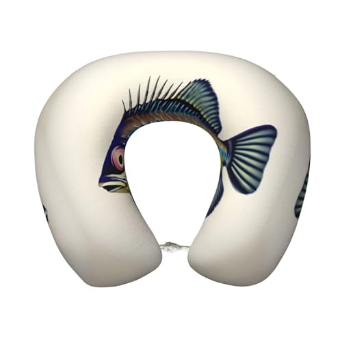 Almohada de poliéster ajustable para cuello negra miniatura 1