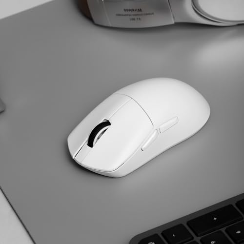 Image of LEMOKEY G1 8K Wireless Bluetooth 5.1 /2.4 GHz /Wired Optical Mouse, Ultra-Lightweight 55g Programmable PixArt 3395 Sensor with up to 26,000 /30000 DPI / 650 /750 IPS for Windows Mac Linux - White