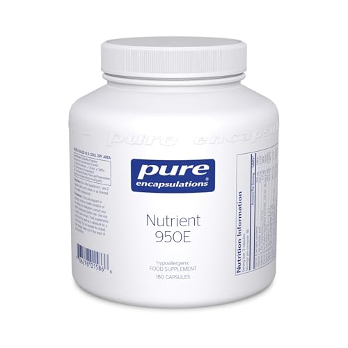 Pure Encapsulations Nutrient 950E - Multivitamin with Activated Vitamins and Chelated Minerals - 180 Capsules