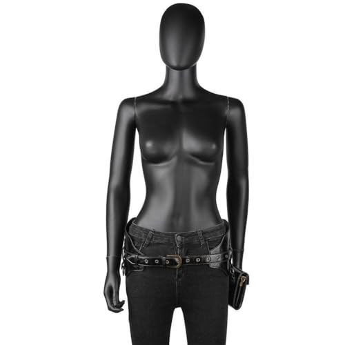 Pochette de ceinture steampunk vintage en cuir PU durable