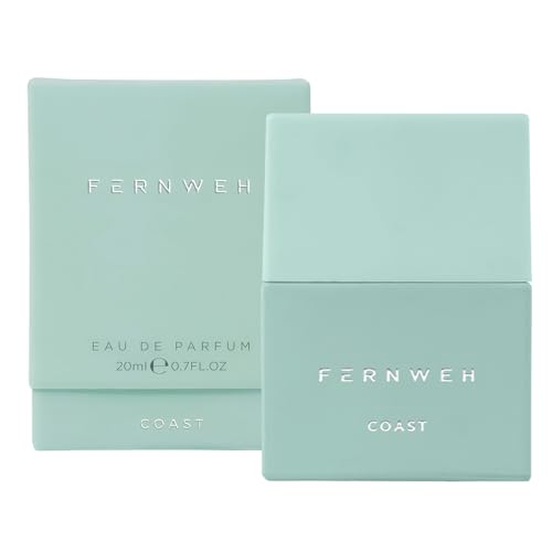 Image of Fernweh Coast Unisex Travel Perfume (20ml) | Long Lasting Perfume for Men & Women | Fresh, Woody & Aquatic Pocket Friendly Eau De Parfum | Perfect for Party, Outing, Office & Dates