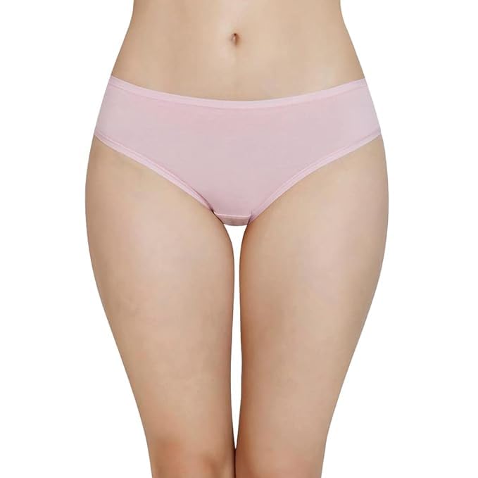 Image of LOURYN KOULYN Solid Low Rise Cotton Bikini Panty Pack(Pack of 3)