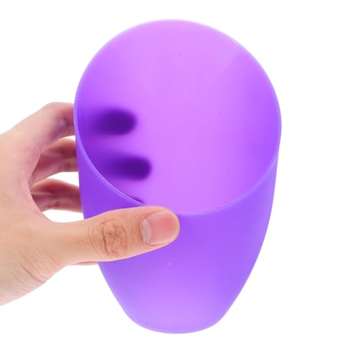 Image of Holibanna Horseshoe Lampshade Colored Plastic Lamp Shade Replacement Medium Hole Horseshoe Shape Lampshade for Multi-Head Stand Up Floor Table Wall Lamp (42mm, Purple)