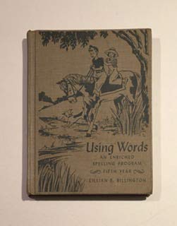 Hardcover Using Words an Enriched Spelling Program Fifth Year Book