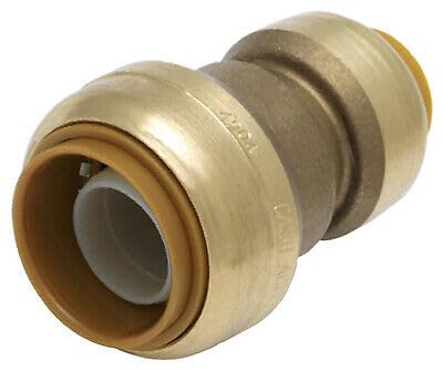 Replacement for SharkBite U060LFA Tube Coupling, 1 x 3/4 in, Brass, 200 psi Pressure
