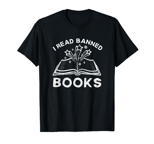 I Read Banned Books Week Librarian Reader Ban Books Maglietta