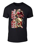 DTGVirgil Black San Francisco Jauan Jennings Spray Paint Style Throwback Style T-Shirt Men's Adult Large
