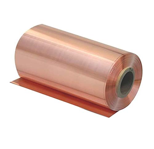 Image of AVIATION METAL & ALLOYS 99.9% Pure Copper Sheet Foil Long For Experiments Art Crafts Crafting Embossing | Vastu | Baby Toys | Vastu | Foil Art Copper foil(0.05mm thick 100mm x 1000mm Long